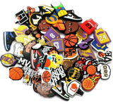 Mix 50Pcs Fashion Basketball Styles Cute Shoe Charms Decor For Croc And Jibbitz