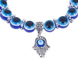 Evil Eye Bracelet Hamsa Hand Greek Turkish Mati Bangle Jewellery Adults Gift