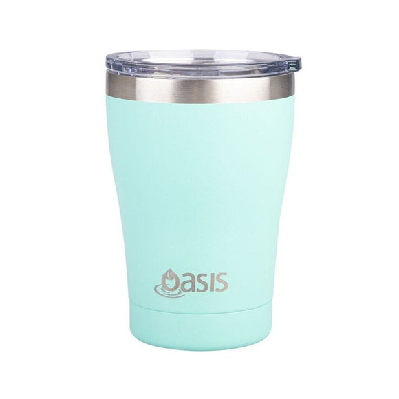 Oasis Travel Cup Double Walled Stainless Steel BPA-Free Design - Mint 350ml