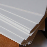 20x Blank Flat Cards Thick Card Stock 300gsm Handmake Paper 100*148mm - White