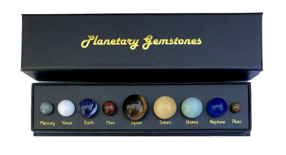 Cosmic Collection Planets Tumbled Gemstones Planetary Crystals