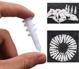 100 Pcs Nylon Anchors Screws Wall Mates For Plaster Board Fixings 13mm x 42mm