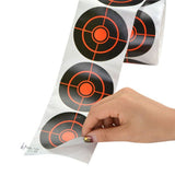 Roll with 250x Target Sticker Shooting Target Self Adhesive Splatter Reactive