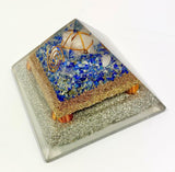 Sodalite Merkaba Crystal Orgonite Pyramid Logic Stone Energy Intuition