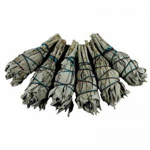 Smudge Stick California White Sage Small Twins 5? (12cm) Pack of 6