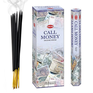 HEM Hexa Call Money Incense Scents Meditation Aroma Fragrance 120 Sticks