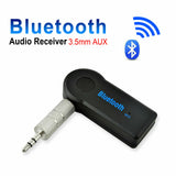 Wireless Bluetooth 3.5mm AUX Audio Music Receiver Stereo Home Car Adapter