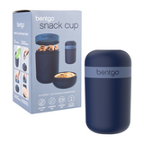 Bentgo Snack Cup with Top Compartment Lunch Box Food Container Navy 590ml