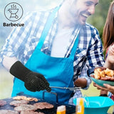 1 pair Fireproof Oven Gloves Heat Resistant Cut-Resistant Non-Slip Silicone BBQ