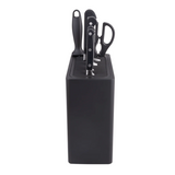 Appetito Rectangle Universal Knife Block Kitchen Tools - Matte Black