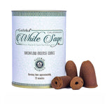 Goloka California White Sage 24 Backflow Incense Cones