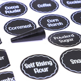 144Pc Spice Herb Storage Jar Labels Pantry Stickers For Kitchen Durable