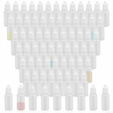 50x Clear Empty Plastic Dropper Bottles Squeezable Drop Liquid Container 5ml