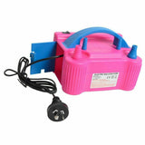 Electric Balloon Pump 600W Power 2 Nozzles Portable Ballon Inflator AU Plug