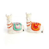 Alpaca Flavour Mates Novelty Salt and Pepper Cute Shakers Set