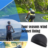 2x Breathable Liner Helmet Skull Cap Running Cycling Beanies Sports Outdoor Hats