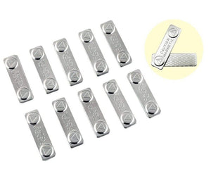10x Magnetic Name Badge Tag Fastener Attachment Self Adhesive Strong Magnet