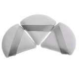 5x Mini Triangle Make Up Tool Cosmetic Puff MakeUp Cotton Sponge Powder - White