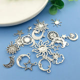 70PCS Bulk Tibetan Silver Mixed Charms Pendant Jewelry DIY Making Craft Findings