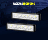 2x 6inch Osram Flood LED Work Light Bar Offroad 4x4 Reverse Fog Lamp 12V 24V