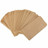100x Kraft Paper Seed Packets Garden Home Storage Bags Mini Envelopes 6x11cm