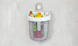 Super Scoop Bath Toy Organiser Grey1 Count with Push-Lock Suction Cup