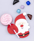 30x Christmas Party Lollipop Holder Sugar-loaf Paper Card Holder Santa Claus