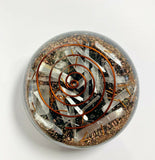 Black Tourmaline Aluminium Orgonite Tower Buster EMF Protection Crystal New