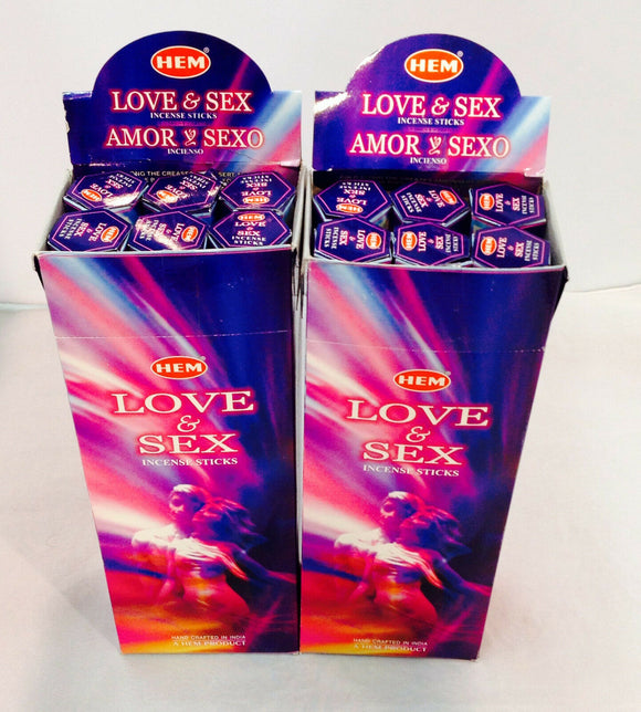 HEM Love & Sex 240 Incense Sticks