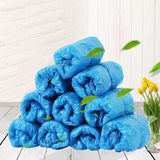 100pcs Disposable Plastic Shoe Covers Rain Overshoes Protector Waterproof