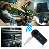 Wireless Bluetooth 3.5mm AUX Audio Music Receiver Stereo Home Car Adapter