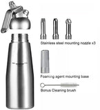 Cream Whipper Whip Coffee Dessert Butter Dispenser Chargers Foam Whipped 500ml