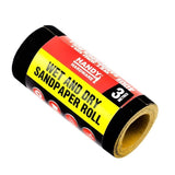 2 Rolls Sandpaper Rolls Wet & Dry Use 400 Grit Cut To Size 3m Handy Hardware