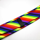 Skinny Rainbow Tie Wedding Slim Gay Pride Fancy Dress LGBT Party Mardi Gras