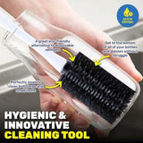 2PK Long Handle Bottle Brush Cup Kettle Scrubbing Tool Cleaning Brushes
