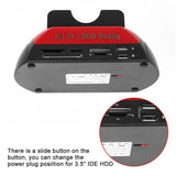 HDD Docking Station Dual 2.5" 3.5" SATA IDE Hard Disk Drive Dock OTB Card Reader
