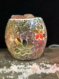 Frangipani Glass Mosaic Vase Bowl HIMALAYAN CRYSTAL SALT LAMP Natural Rock