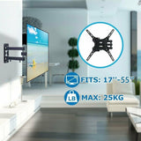 Corner TV Wall Mount Bracket Tilt Swivel 32 37 40 42 50 52 55 Plasma LCD LED