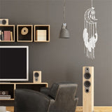 Moon Crescent Feather Dream Catcher Wall Hanging Tapestry Woven Nursery Craft