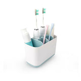 Electric Toothbrush Holder Bathroom Caddy Storage Multifunction Organizer Blue