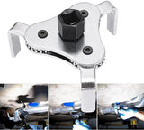 3 Jaw Engine Oil Filter Removal Wrench Tool -1/2" & 3/8'' Drive 65mm-110mm 3 Leg