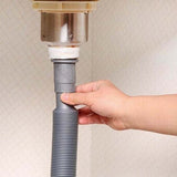 1M Washing Machine Dishwasher Drain Waste Hose Extension Pipe Sets Universal