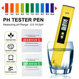 PH Meter Portable Hydroponics Water Tester Pen Aquarium Pool Digital Test