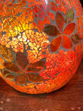 Frangipani Glass Mosaic Vase Bowl HIMALAYAN CRYSTAL SALT LAMP Natural Rock