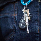 Guitar Hook Keyring Wall Mounted with 4 Keyrings with Guitar Plug