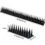 12x Bird Spikes Human Cat Possum Mouse Pest Control Spiked Fence Wall Deterrent
