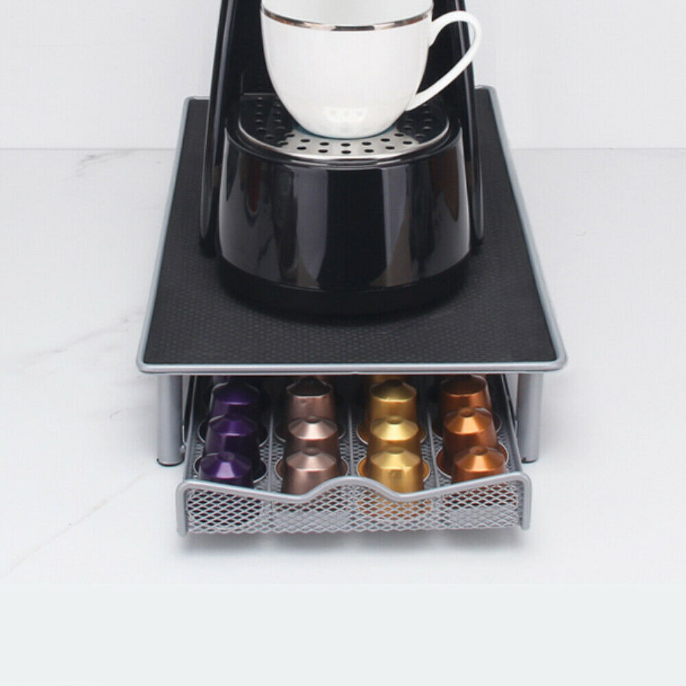 Coffee Capsules Holder Rack 40 Pods Drawer Storage Organizer Nespres S ...