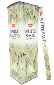 HEM Square White Sage 200 Incense Sticks India Relaxation Home Fragrance Odours