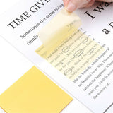 150 Sheets Transparent PET Memo Sticky Note Daily To Do Stationery Waterproof