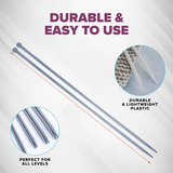 4x Soft & Cosy Knitting Needles Lightweight Smooth Pointed Crochet Hook 35cm